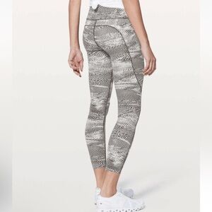 Lululemon Fast & Free 7/8 25" Inseam Swerve Vapor Metal Grey Women’s Sz 12